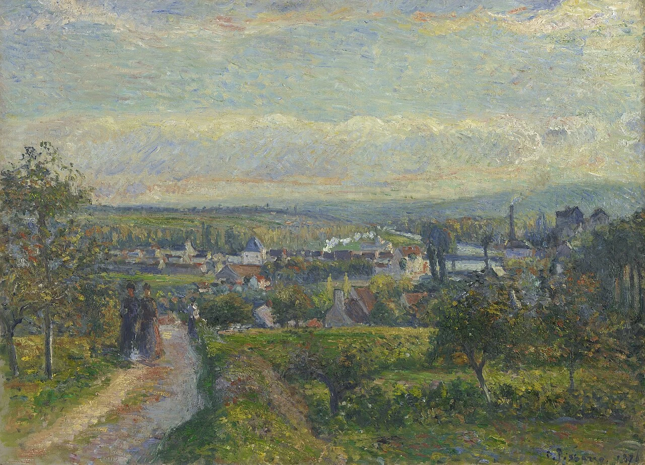 Vista di Saint - Ouen, l'Aumône, Yale University Art Gallery, New Haven